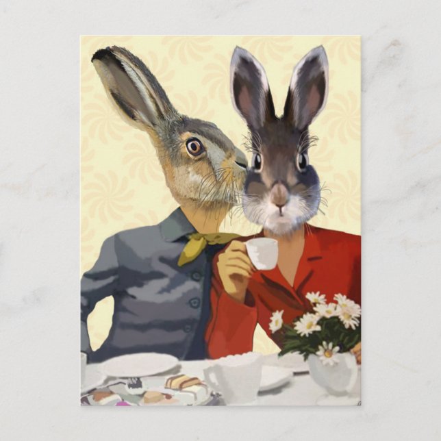 Ladys Gossiping Postkarte (Vorderseite)