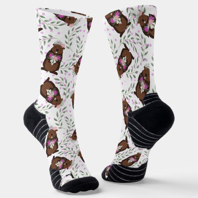 Ladys Groundhog Day Socks Socken (Gewinkelt)