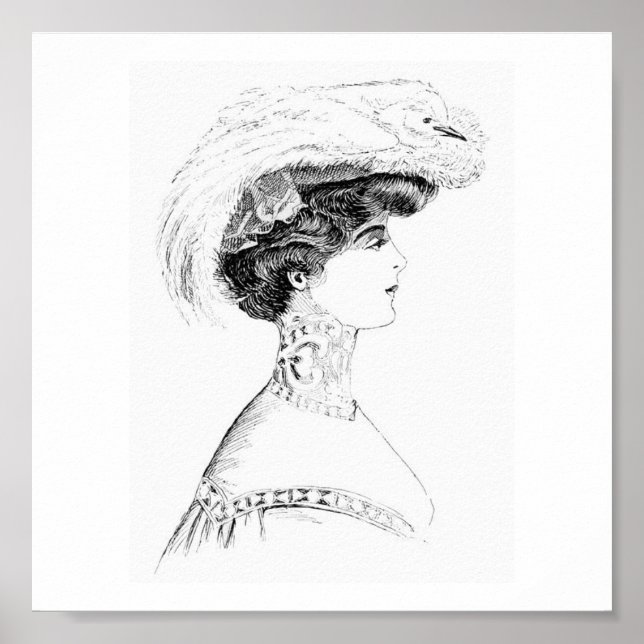 Ladys' Hat Poster (Vorne)