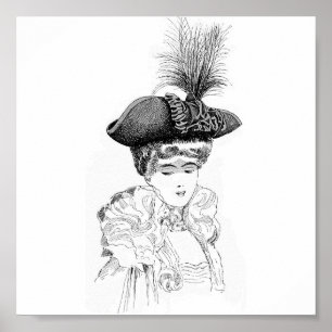 Ladys' Hat Poster
