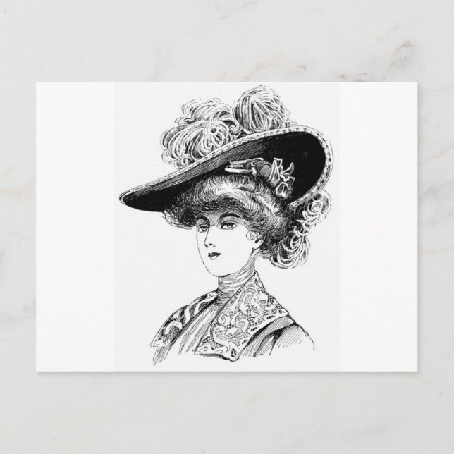 Ladys' Hat Postkarte (Vorderseite)