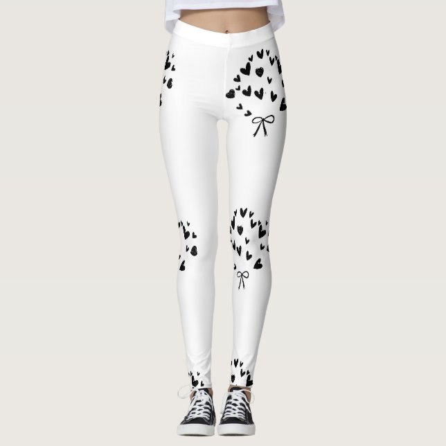 LADY'S HEARS AND BOWS LEGGINGS (Vorderseite)