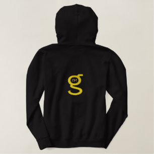 Ladys Hoodie w Large Logo Bestickter Hoodie