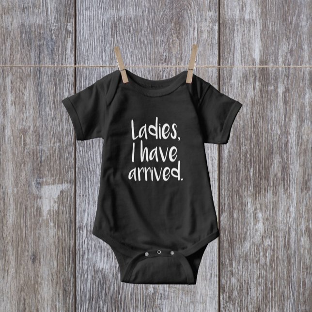 Ladys, ich bin angekommen baby strampler (Von Creator hochgeladen)