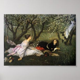 Ladys in Apfelblüten Poster