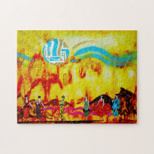 Ladys in einer surrealistischen Landschaft