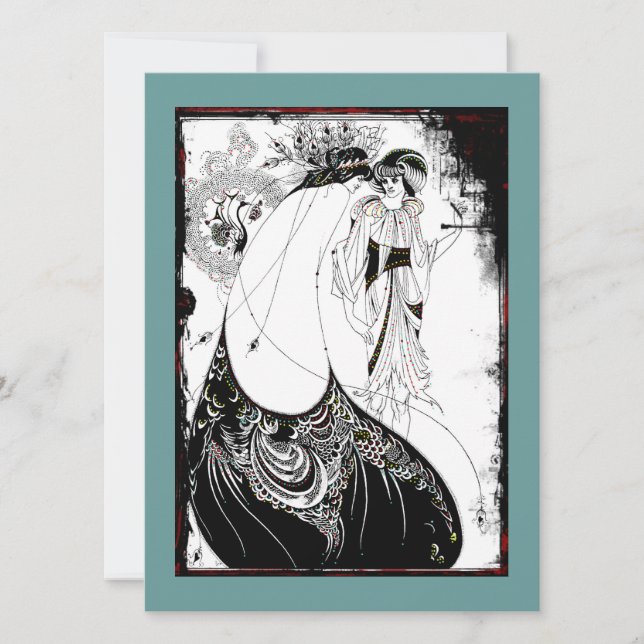 Ladys in Extravaganten Kleider (Vorderseite)