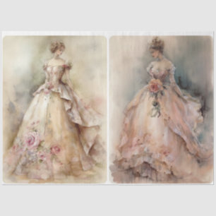 Ladys in Wart Seidenpapier
