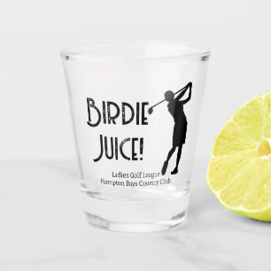 Ladys League Golf Club Mitglied Birdie Shot Glass Schnapsglas