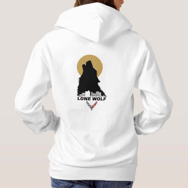 Ladys Lone Wolf Hoodie (Rückseite)