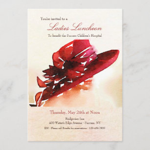 Ladys Luncheon Fundraiser Einladung