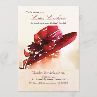 Ladys Luncheon Fundraiser Einladung