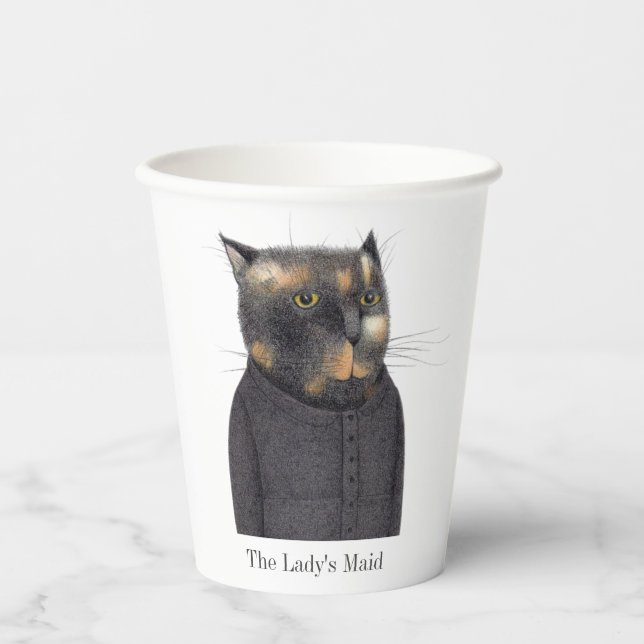 LADY'S MAID CAT Paper Cups Pappbecher (Vorderseite)