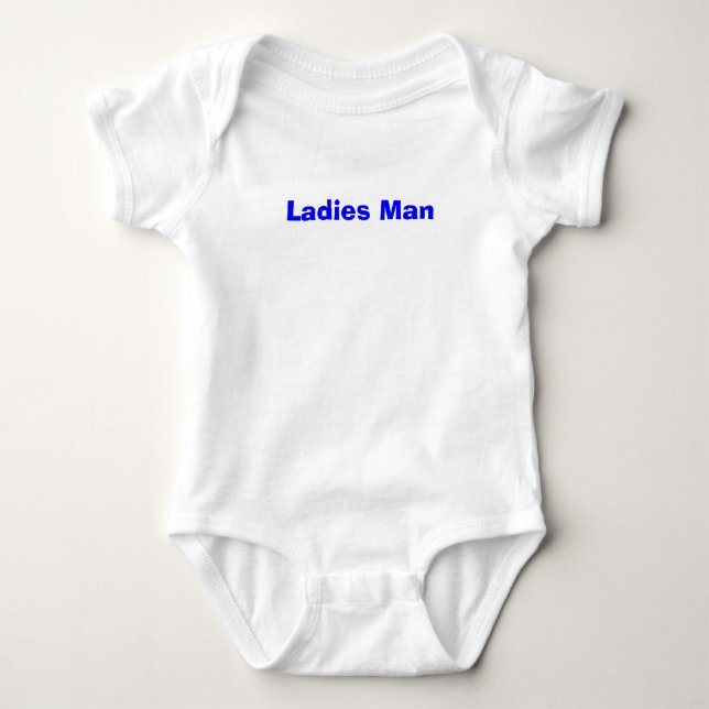 Ladys Man Baby Strampler (Vorderseite)