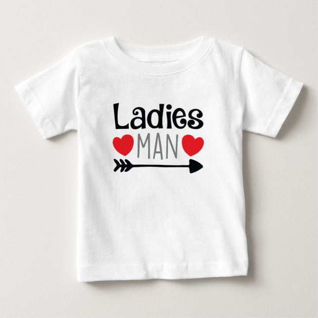 Ladys Man Boys Valentine's Day Shirt (Vorderseite)