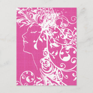 Ladys Night Pink Junggeselinnen-Abschied Einladung