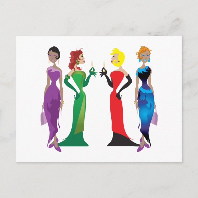 Ladys Night Postcard Postkarte (Vorderseite)