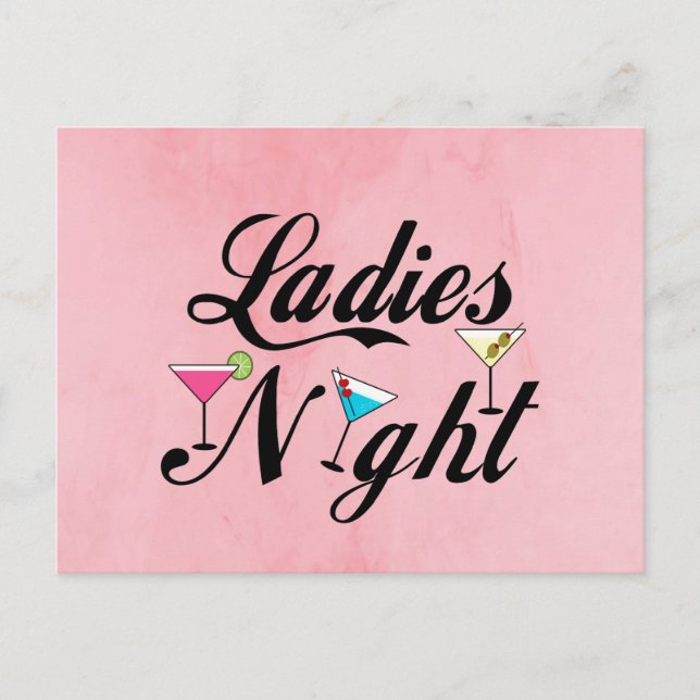 Ladys Night Postkarte (Vorderseite)