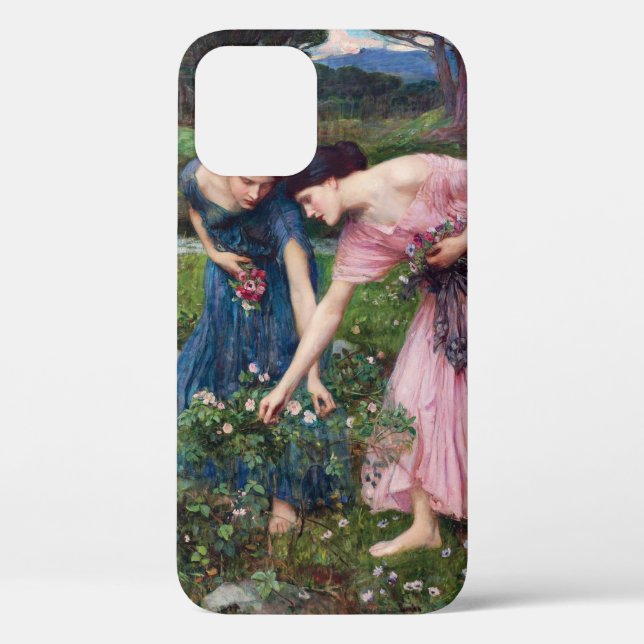 Ladys Picking Rose, John William Waterhouse Case-Mate iPhone Hülle (Rückseite)