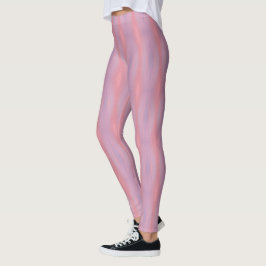 Ladys Pink und Lila Gemusterte Leggings