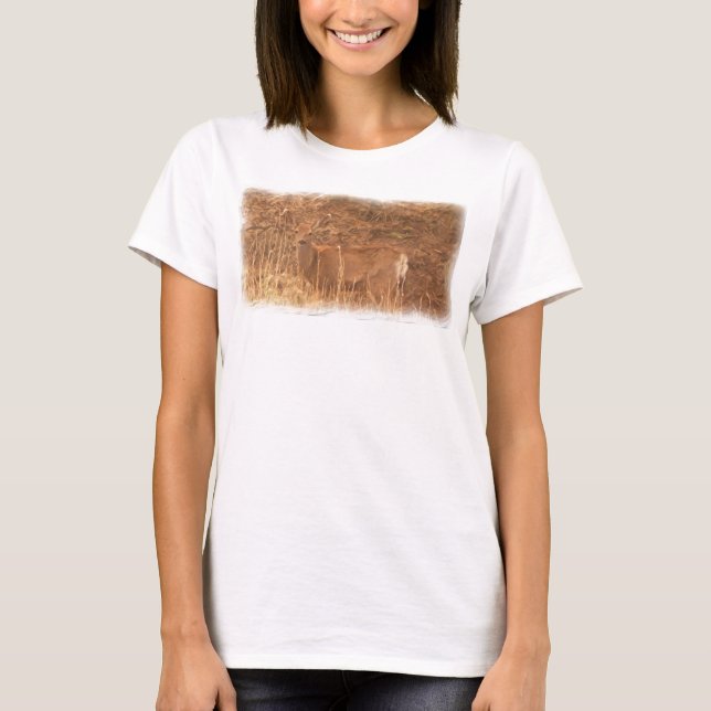 Ladys Reh Shirt (Vorderseite)