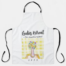 Ladys Retreat-Design mit Blume auf einem Tisch