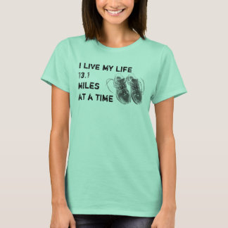 Ladys' Ringer - Leben 15,1 Meilen pro Zeit T-Shirt