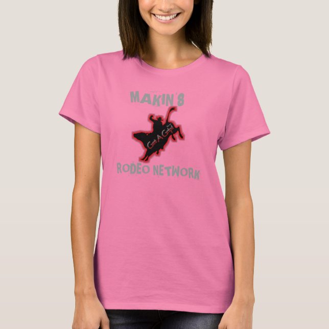 Ladys Short Sleeve ROdeo Network T-Shirt (Vorderseite)