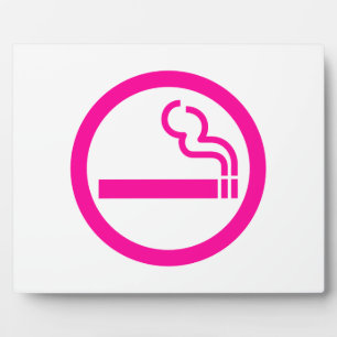 Ladys Smoking Area 喫 煙 性 japanischen Unterschrift Fotoplatte