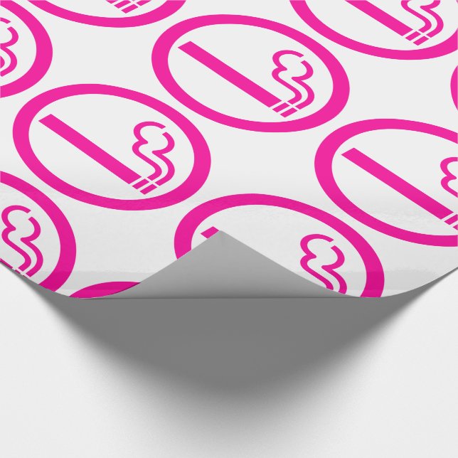 Ladys Smoking Area 喫 煙 性 japanischen Unterschrift Geschenkpapier (Ecke)