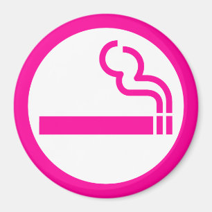 Ladys Smoking Area 喫 煙 性 japanischen Unterschrift Magnet