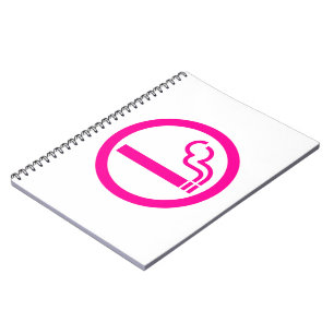 Ladys Smoking Area 喫 煙 性 japanischen Unterschrift Notizblock