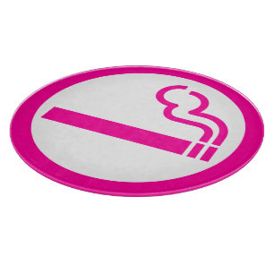 Ladys Smoking Area 喫 煙 性 japanischen Unterschrift Schneidebrett