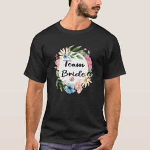 Ladys Team Bride Jga Wedding Bachelor Party 3 T-Shirt