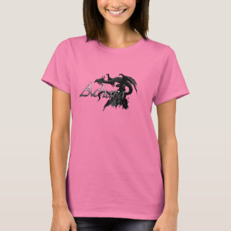 Ladys Two-color Shirt mit dem Dragon-Logo von Acha