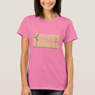 Ladys Wind Turbine T_7137 T-Shirt
