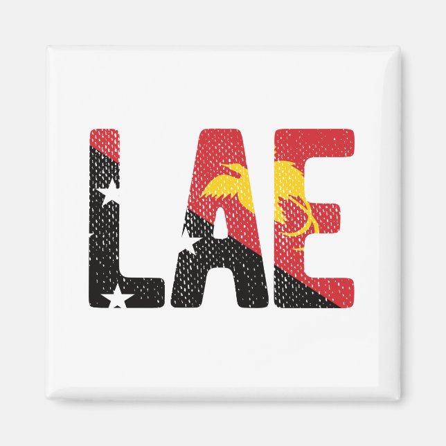 Lae mit Papua-Neuer Guinea Magnet (Vorne)