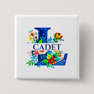 LAFALAISE CADET Knopf im Quadrat-Stil Nr. 350811 Button