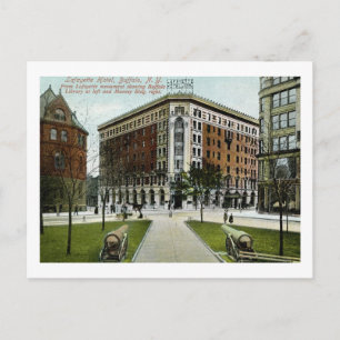 Lafayette Hotel, Buffalo, NY 1909 Vintage auf Deut Postkarte