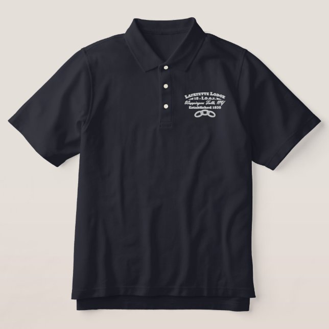 Lafayette Lodge Polo Shirt (Design Vorderseite)