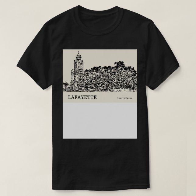 Lafayette Louisisna TShirt (Design vorne)