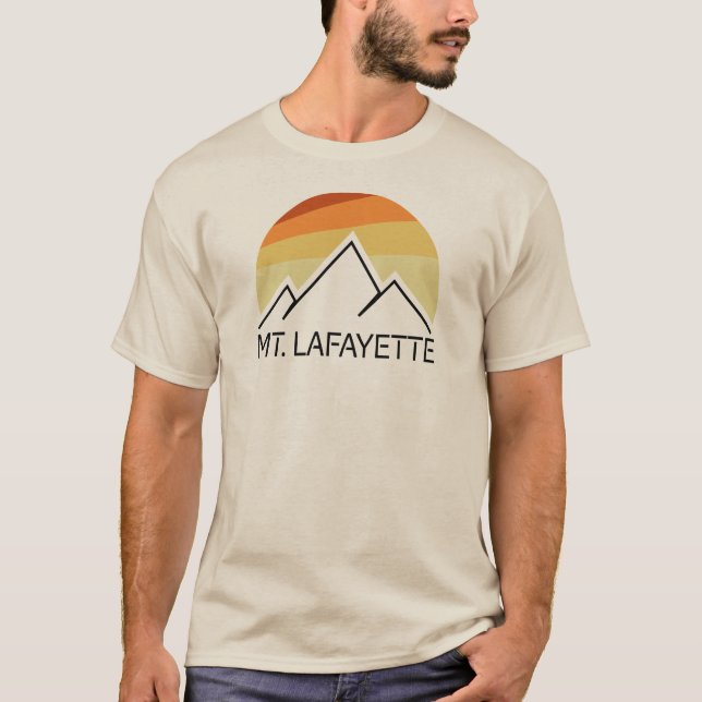 Lafayette New Hampshire Retro T-Shirt (Vorderseite)