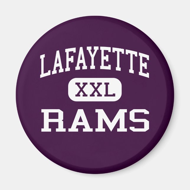 Lafayette - Rams - High - Williamsburg Virginia Magnet (Vorne)