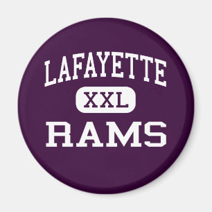 Lafayette - RAMs - hoch - Williamsburg Virginia Magnet