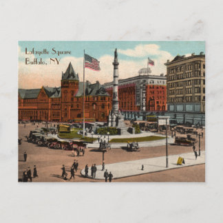 Lafayette Square Vintag Buffalo Postkarte