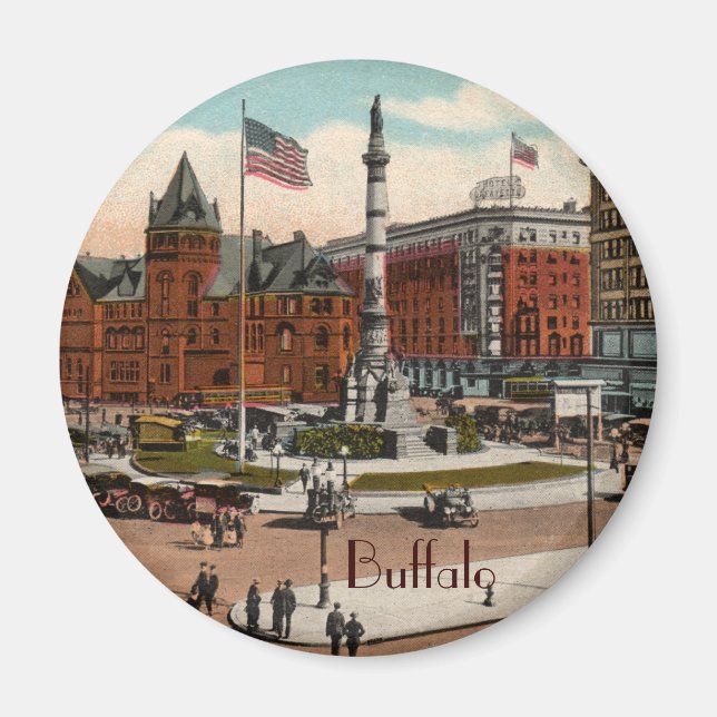 Lafayette Square Vintage Buffalo Magnet (Vorne)