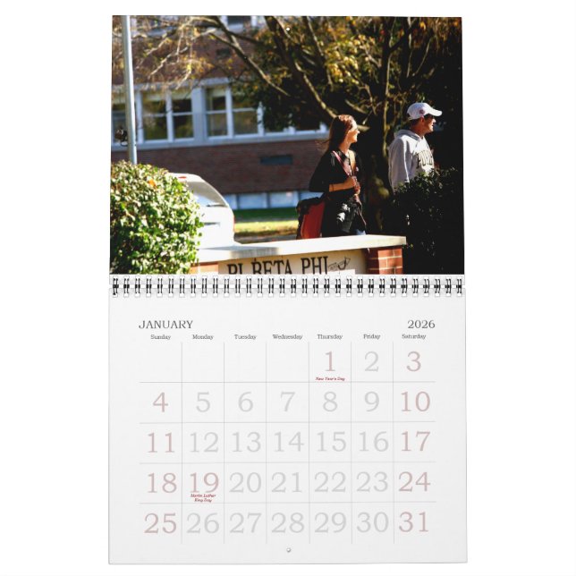 Lafayette-Tage Kalender (Jan 2026)