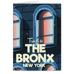 L'affiche de voyage du Bronx New York City