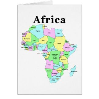 L'Afrique - carte politique