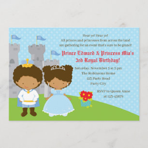 L'Afro-américain jumelle des invitations